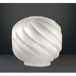GLOBE LAMPADA DA TAVOLO DIAM CM 40 MODERNA IN POLILUX 6 COLORI CON BASE DI LINEA ZERO Linea Zero - Cristalensi Shop Online