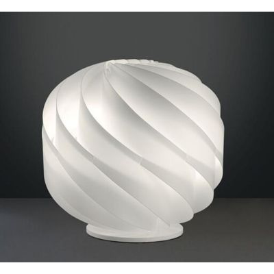 GLOBE LAMPADA DA TAVOLO DIAM CM 40 MODERNA IN POLILUX 6 COLORI CON BASE DI LINEA ZERO Linea Zero - Cristalensi Shop Online
