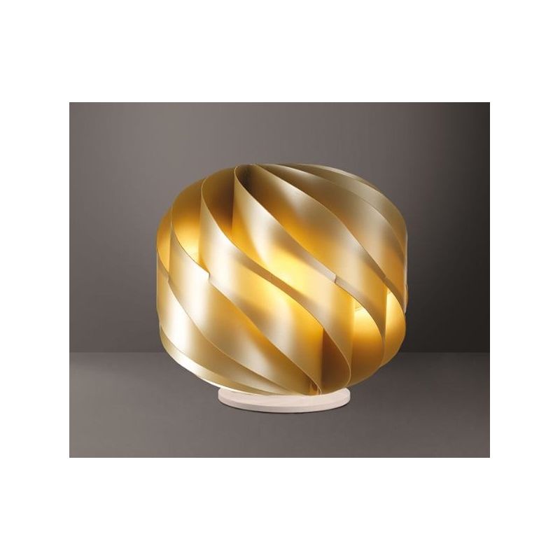 GLOBE LAMPADA DA TAVOLO DIAM CM 40 MODERNA IN POLILUX 6 COLORI CON BASE DI LINEA ZERO Linea Zero - Cristalensi Shop Online