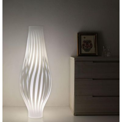 HELIOS DAMA LAMPADA DA TERRA ALTEZZA 123 CM IN VARI COLORI PORTALAMPADE 2XE27 DI LINEA ZERO Linea Zero - Cristalensi Shop Online