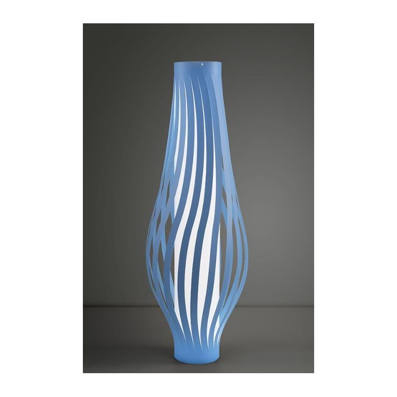 HELIOS DAMA LAMPADA DA TERRA ALTEZZA 123 CM IN VARI COLORI PORTALAMPADE 2XE27 DI LINEA ZERO Linea Zero - Cristalensi Shop Online