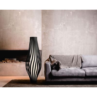 HELIOS DAMA LAMPADA DA TERRA ALTEZZA 123 CM IN VARI COLORI PORTALAMPADE 2XE27 DI LINEA ZERO Linea Zero - Cristalensi Shop Online