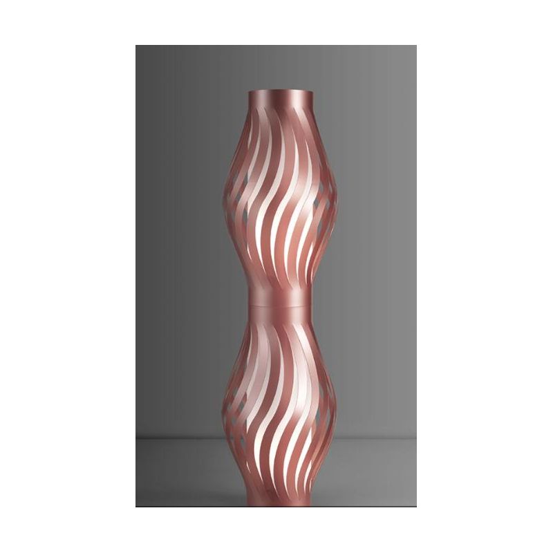 HELIOS PIANTANA CON ALTEZZA 123 CM IN 9 COLORI CON 2 PORTALAMPADE E27 DI LINEA ZERO MADE IN ITALY Linea Zero - Cristalensi Shop 