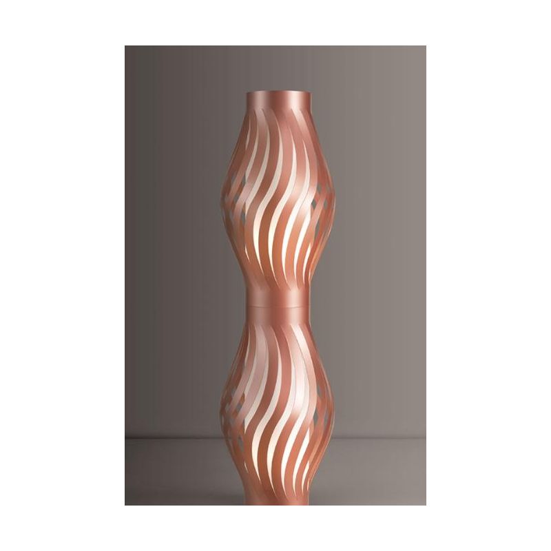 HELIOS PIANTANA CON ALTEZZA 123 CM IN 9 COLORI CON 2 PORTALAMPADE E27 DI LINEA ZERO MADE IN ITALY Linea Zero - Cristalensi Shop 