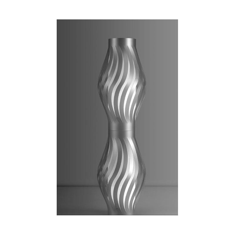 HELIOS PIANTANA CON ALTEZZA 123 CM IN 9 COLORI CON 2 PORTALAMPADE E27 DI LINEA ZERO MADE IN ITALY Linea Zero - Cristalensi Shop 