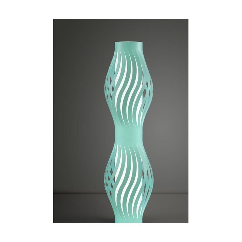 HELIOS PIANTANA CON ALTEZZA 123 CM IN 9 COLORI CON 2 PORTALAMPADE E27 DI LINEA ZERO MADE IN ITALY Linea Zero - Cristalensi Shop 