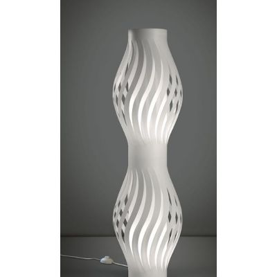 HELIOS PIANTANA CON ALTEZZA 123 CM IN 9 COLORI CON 2 PORTALAMPADE E27 DI LINEA ZERO MADE IN ITALY Linea Zero - Cristalensi Shop 