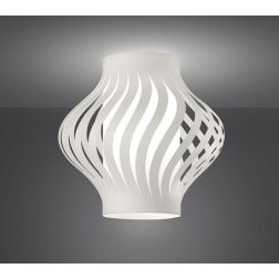 HELIOS PLAFONIERA DIAMETRO CM 26 IN POLILUX 9 COLORI DESIGN MODERNO DI LINEA ZERO MADE IN ITALY Linea Zero - Cristalensi Shop On