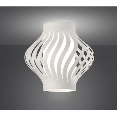 HELIOS PLAFONIERA DIAMETRO CM 26 IN POLILUX 9 COLORI DESIGN MODERNO DI LINEA ZERO MADE IN ITALY Linea Zero - Cristalensi Shop On