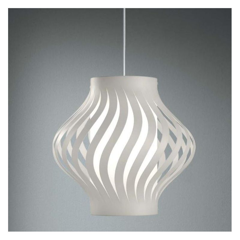 HELIOS SOSPENSIONE DA ESTERNI IP44 IN POLILUX BIANCO DESIGN MODERNO DI LINEA ZERO Linea Zero - Cristalensi Shop Online