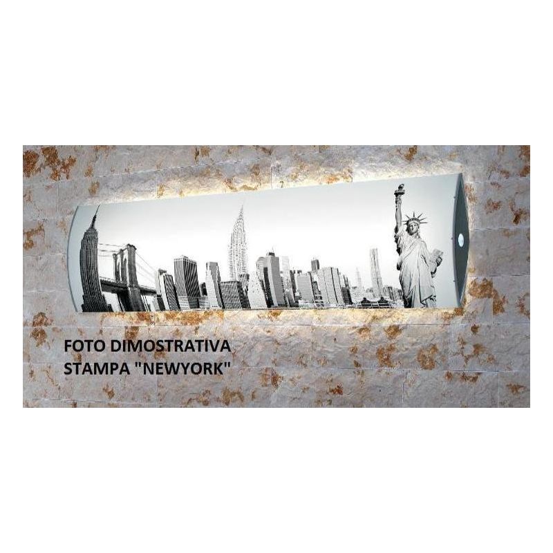 LITOS SOSPENSIONE LINEARE L157 IN POLILUX BIANCO OPPURE STAMPATO MODERNA DELLA LINEA ZERO Linea Zero - Cristalensi Shop Online