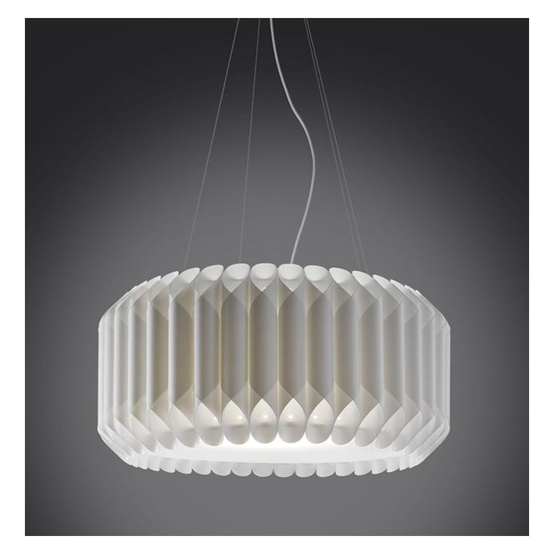 LOUISE S3 LAMPADARIO A SOSPENSIONE IN POLILUX 5 COLORI DESIGN MODERNO DIAMETRO CM 60 DI LINEA ZERO Linea Zero - Cristalensi Shop