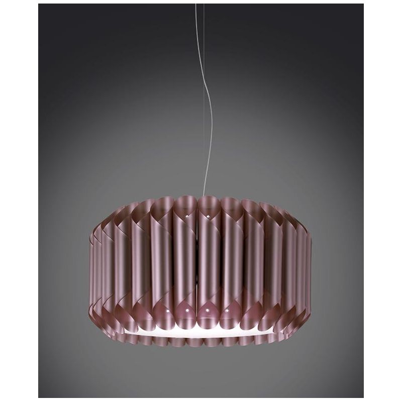 LOUISE S SOSPENSIONE IN POLILUX DESIGN MODERNO 5 COLORI DIAMETRO CM 50 DI LINEA ZERO Linea Zero - Cristalensi Shop Online