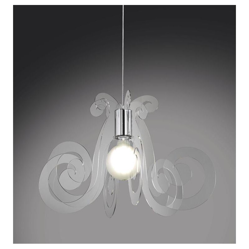 MIZAR LAMPADARIO A SOSPENSIONE MODERNO 4 COLORI IN METACRILATO DELLA LINEA ZERO MADE IN ITALY Linea Zero - Cristalensi Shop Onli