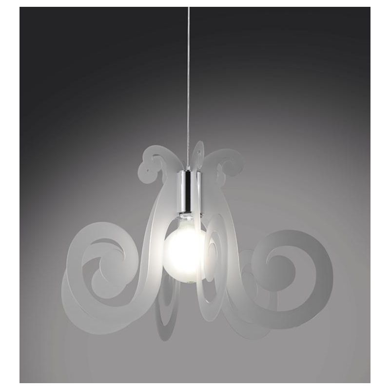 MIZAR LAMPADARIO A SOSPENSIONE MODERNO 4 COLORI IN METACRILATO DELLA LINEA ZERO MADE IN ITALY Linea Zero - Cristalensi Shop Onli