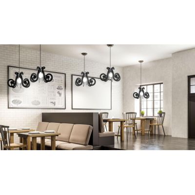 MIZAR LAMPADARIO A SOSPENSIONE MODERNO 4 COLORI IN METACRILATO DELLA LINEA ZERO MADE IN ITALY Linea Zero - Cristalensi Shop Onli