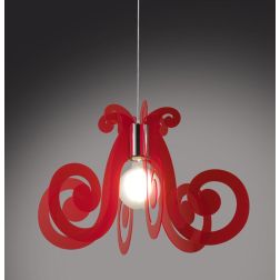 MIZAR LAMPADARIO A SOSPENSIONE MODERNO 4 COLORI IN METACRILATO DELLA LINEA ZERO MADE IN ITALY Linea Zero - Cristalensi Shop Onli