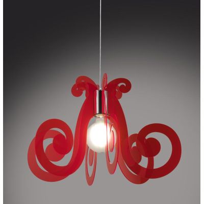 MIZAR LAMPADARIO A SOSPENSIONE MODERNO 4 COLORI IN METACRILATO DELLA LINEA ZERO MADE IN ITALY Linea Zero - Cristalensi Shop Onli