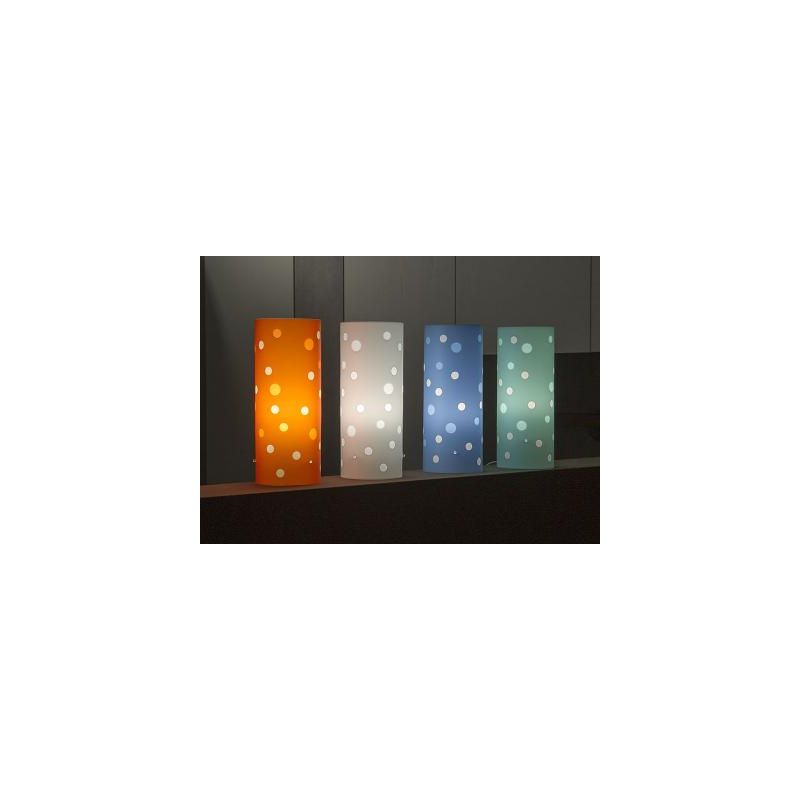 POIS LAMPADA DA TAVOLO D13 PER CAMERETTE BIMBI IN POLILUX 8 COLORI A POIS DI LINEA ZERO Linea Zero - Cristalensi Shop Online