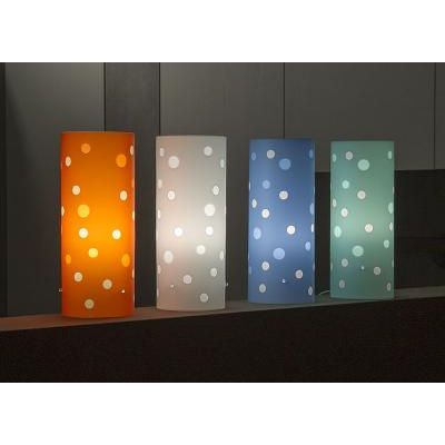 POIS LAMPADA DA TAVOLO D13 PER CAMERETTE BIMBI IN POLILUX 8 COLORI A POIS DI LINEA ZERO Linea Zero - Cristalensi Shop Online