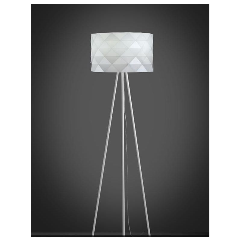 PRISMA PIANTANA A TREPPIEDE H146 IN POLILUX DI 5 COLORI CON SFACCETTATURE PIRAMIDALI DI LINEA ZERO Linea Zero - Cristalensi Shop