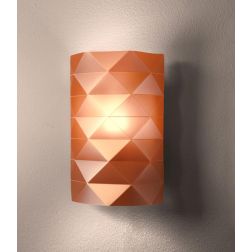 PRISMA APPLIQUE MODERNA IN POLILUX 5 COLORI CON SFACCETTATURE PIRAMIDALI DELLA LINEA ZERO Linea Zero - Cristalensi Shop Online 2