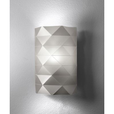 PRISMA APPLIQUE MODERNA IN POLILUX 5 COLORI CON SFACCETTATURE PIRAMIDALI DELLA LINEA ZERO Linea Zero - Cristalensi Shop Online