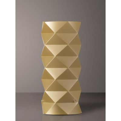 PRISMA LAMPADA DA TAVOLO H32 IN POLILUX 5 COLORI D13 CON SFACCETTATURE PIRAMIDALI DI LINEA ZERO Linea Zero - Cristalensi Shop On
