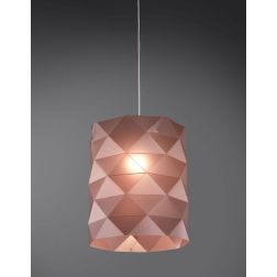 PRISMA SOSPENSIONE D27 IN POLILUX CON SFACCETTATURE PIRAMIDALI 5 COLORI DI LINEA ZERO Linea Zero - Cristalensi Shop Online 2