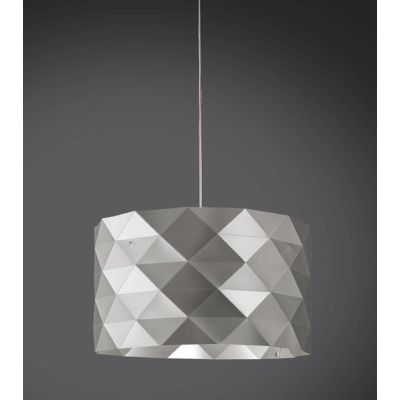 PRISMA LAMPADARIO A SOSPENSIONE D40 IN POLILUX CON SFACCETTATURE PIRAMIDALI 5 COLORI DI LINEA ZERO Linea Zero - Cristalensi Shop
