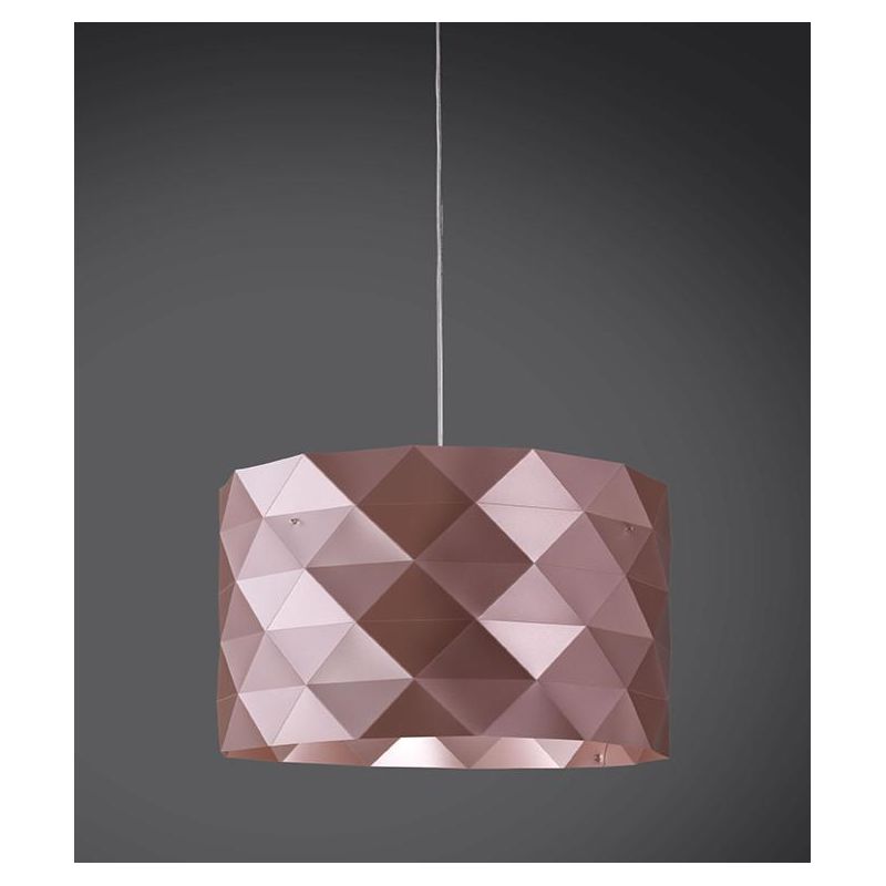 PRISMA LAMPADARIO A SOSPENSIONE D40 IN POLILUX CON SFACCETTATURE PIRAMIDALI 5 COLORI DI LINEA ZERO Linea Zero - Cristalensi Shop