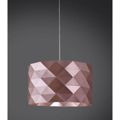 PRISMA LAMPADARIO A SOSPENSIONE D40 IN POLILUX CON SFACCETTATURE PIRAMIDALI 5 COLORI DI LINEA ZERO Linea Zero - Cristalensi Shop