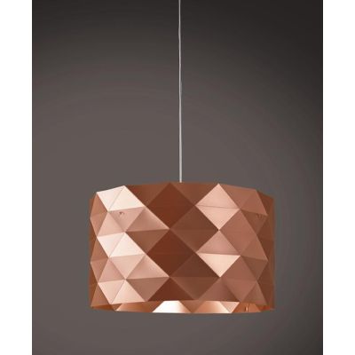 PRISMA LAMPADARIO A SOSPENSIONE D40 IN POLILUX CON SFACCETTATURE PIRAMIDALI 5 COLORI DI LINEA ZERO Linea Zero - Cristalensi Shop