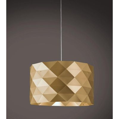 PRISMA LAMPADARIO A SOSPENSIONE D40 IN POLILUX CON SFACCETTATURE PIRAMIDALI 5 COLORI DI LINEA ZERO Linea Zero - Cristalensi Shop