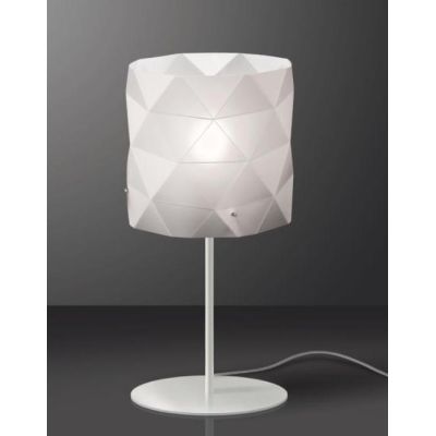 PRISMA LAMPADA DA TAVOLO H36 IN POLILUX 5 COLORI CON SFACCETTATURE PIRAMIDALI DI LINEA ZERO Linea Zero - Cristalensi Shop Online