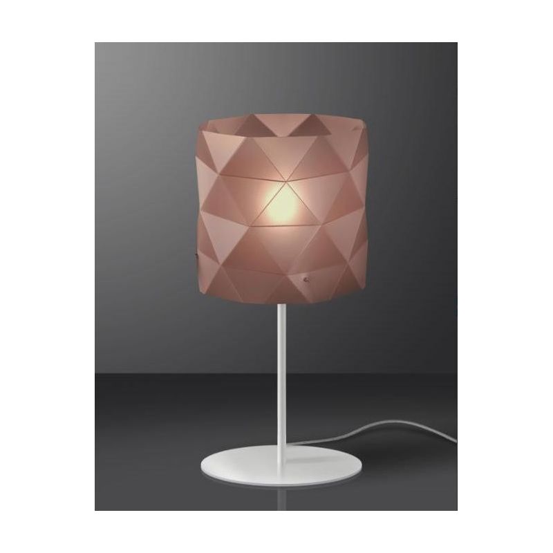 PRISMA LAMPADA DA TAVOLO H36 IN POLILUX 5 COLORI CON SFACCETTATURE PIRAMIDALI DI LINEA ZERO Linea Zero - Cristalensi Shop Online