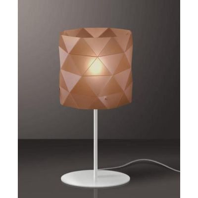 PRISMA LAMPADA DA TAVOLO H36 IN POLILUX 5 COLORI CON SFACCETTATURE PIRAMIDALI DI LINEA ZERO Linea Zero - Cristalensi Shop Online