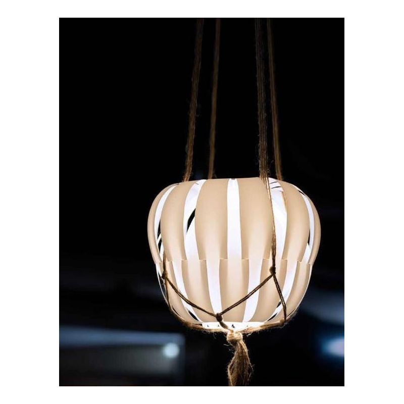 QUEEN LAMPADA A SOSPENSIONE D29 PER ESTERNI IP67 IN POLILUX BIANCO CON CORDA DI LINEA ZERO Linea Zero - Cristalensi Shop Online