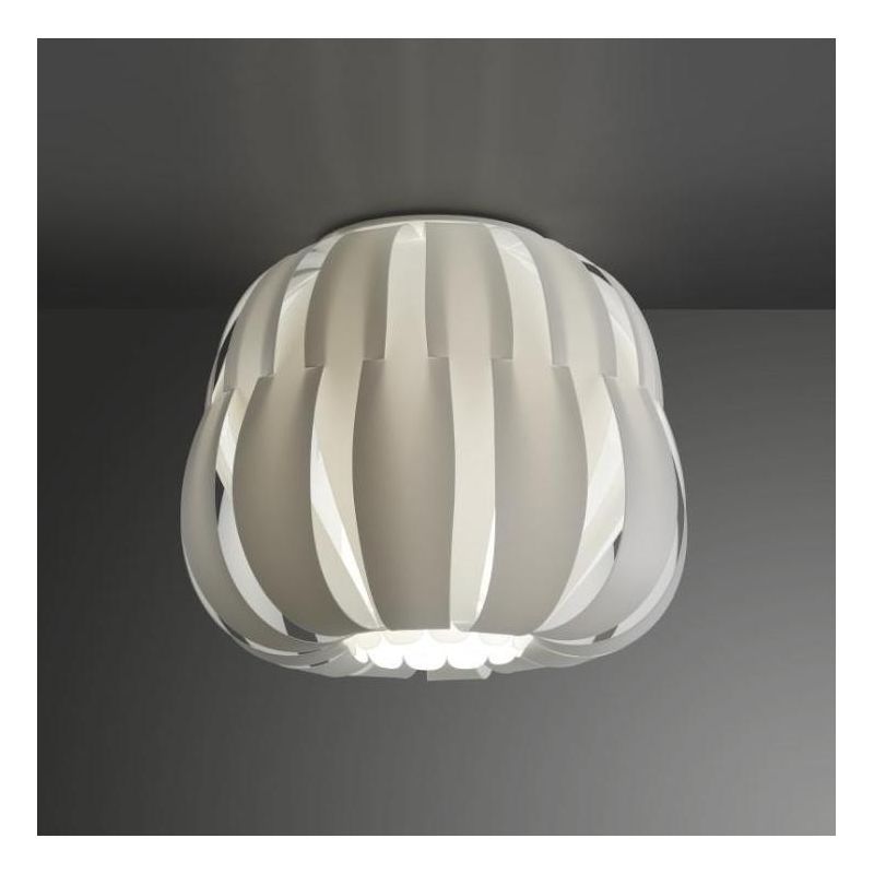 QUEEN PLAFONIERA MODERNA D42 IN POLILUX 5 COLORI MADE IN ITALY DELLA LINEA ZERO Linea Zero - Cristalensi Shop Online