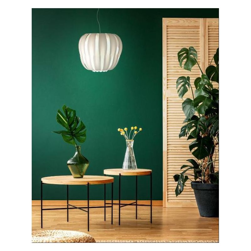 QUEEN PICCOLA SOSPENSIONE MODERNA D19 IN POLILUX 5 COLORI DI LINEA ZERO MADE IN ITALY Linea Zero - Cristalensi Shop Online