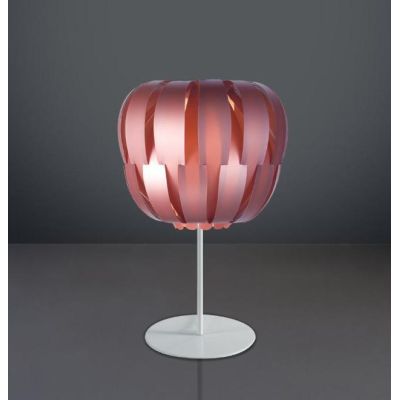 QUEEN LAMPADA DA TAVOLO IN POLILUX 5 COLORI CON BASE ROTONDA MADE IN ITALY DELLA LINEA ZERO Linea Zero - Cristalensi Shop Online