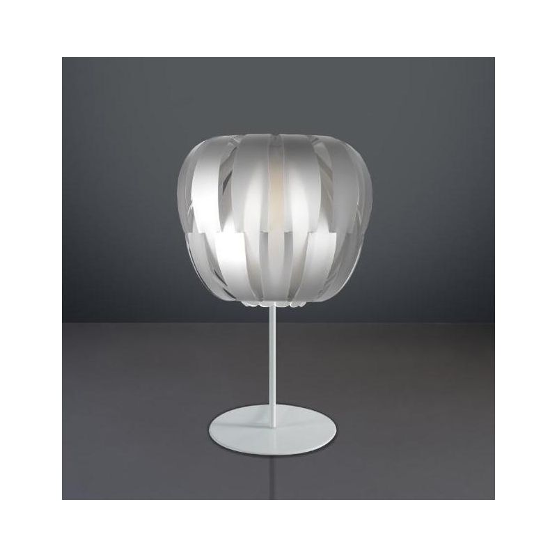 QUEEN LAMPADA DA TAVOLO IN POLILUX 5 COLORI CON BASE ROTONDA MADE IN ITALY DELLA LINEA ZERO Linea Zero - Cristalensi Shop Online