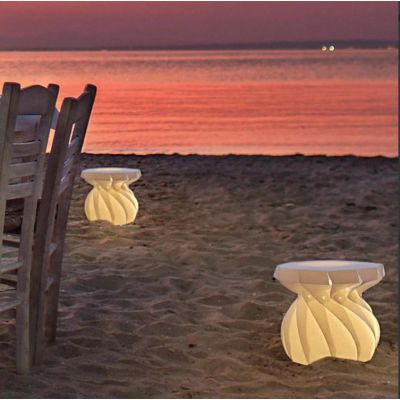 TAM TAM LAMPADA DA TERRA D28 PER ESTERNI IP67 IN POLILUX BIANCO DESIGN MODERNO DI LINEA ZERO Linea Zero - Cristalensi Shop Onlin