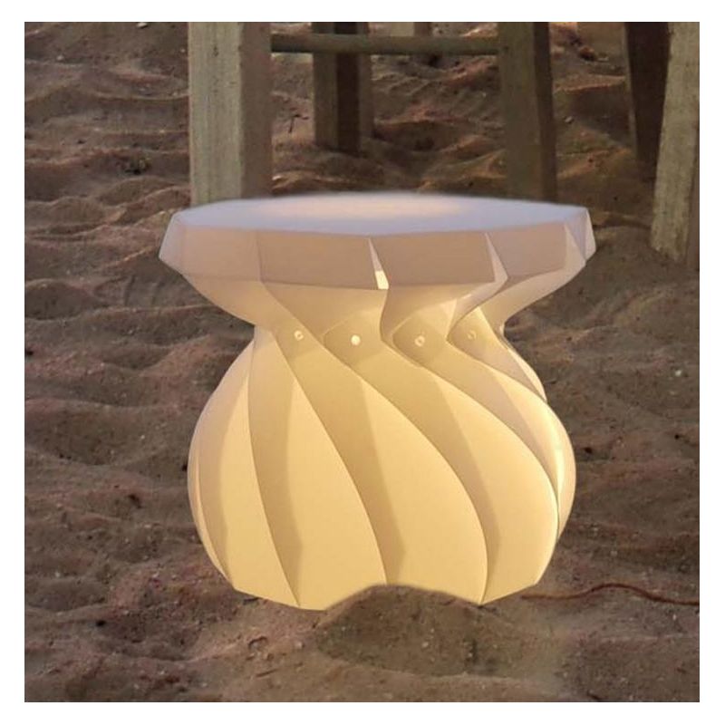 TAM TAM LAMPADA DA TERRA D38 PER ESTERNI IP67 IN POLILUX BIANCO DESIGN MODERNO DI LINEA ZERO Linea Zero - Cristalensi Shop Onlin