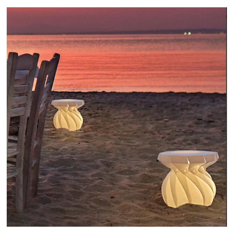 TAM TAM LAMPADA DA TERRA D38 PER ESTERNI IP67 IN POLILUX BIANCO DESIGN MODERNO DI LINEA ZERO Linea Zero - Cristalensi Shop Onlin