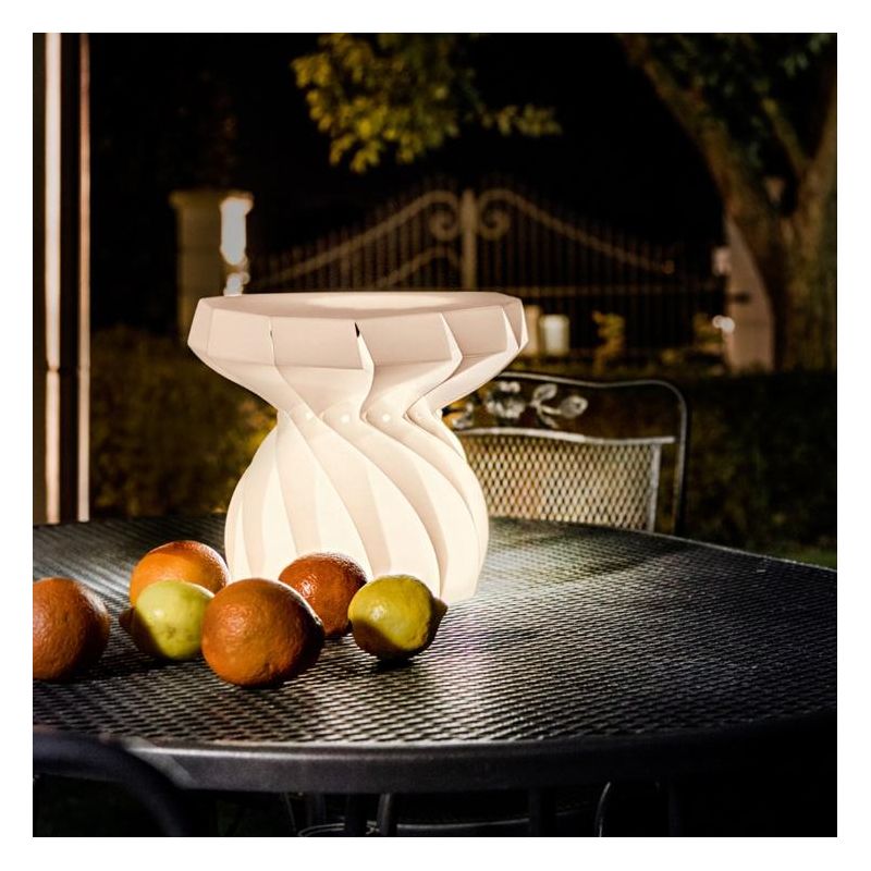 TAM TAM LAMPADA DA TERRA D38 PER ESTERNI IP67 IN POLILUX BIANCO DESIGN MODERNO DI LINEA ZERO Linea Zero - Cristalensi Shop Onlin