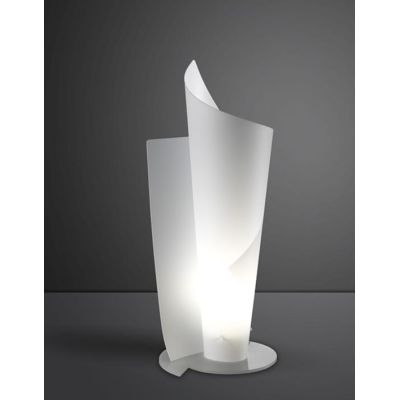 VELA LAMPADA DA TAVOLO D19 IN POLILUX 5 COLORI MODERNA PRODOTTA IN ITALIA DALLA LINEA ZERO Linea Zero - Cristalensi Shop Online