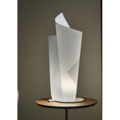 VELA LAMPADA DA TAVOLO D27 IN POLILUX 5 COLORI MODERNA PRODOTTA IN ITALIA DALLA LINEA ZERO Linea Zero - Cristalensi Shop Online