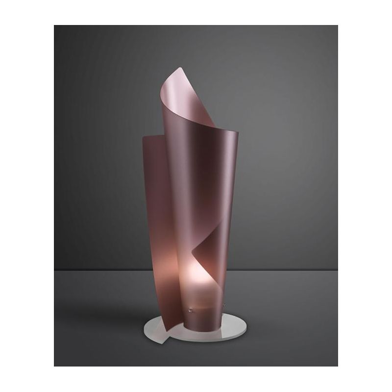 VELA LAMPADA DA TAVOLO D27 IN POLILUX 5 COLORI MODERNA PRODOTTA IN ITALIA DALLA LINEA ZERO Linea Zero - Cristalensi Shop Online