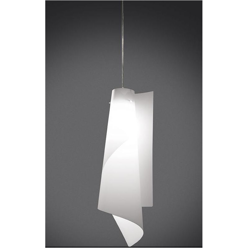 VELA SOSPENSIONE SINGOLA D19 CM IN POLILUX MODERNA 5 COLORI PRODOTTA IN ITALIA DALLA LINEA ZERO Linea Zero - Cristalensi Shop On